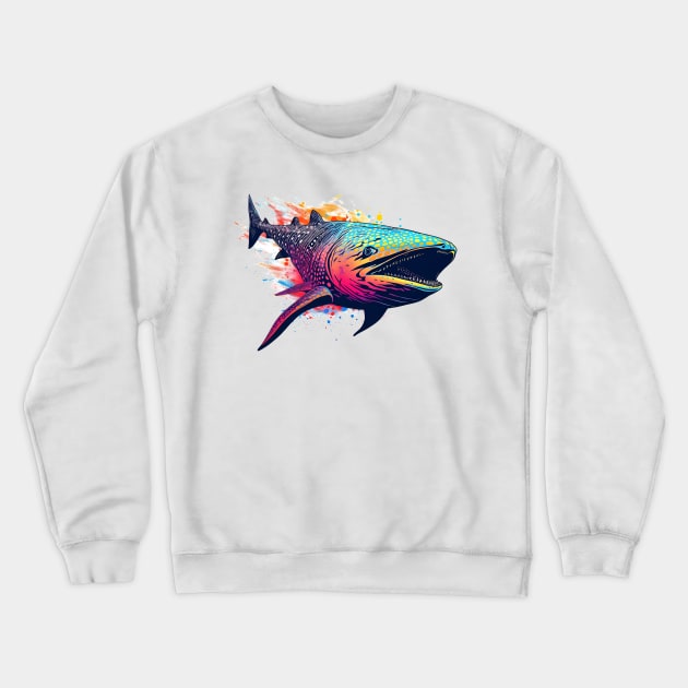 Whale shark vintage Crewneck Sweatshirt by Onceer